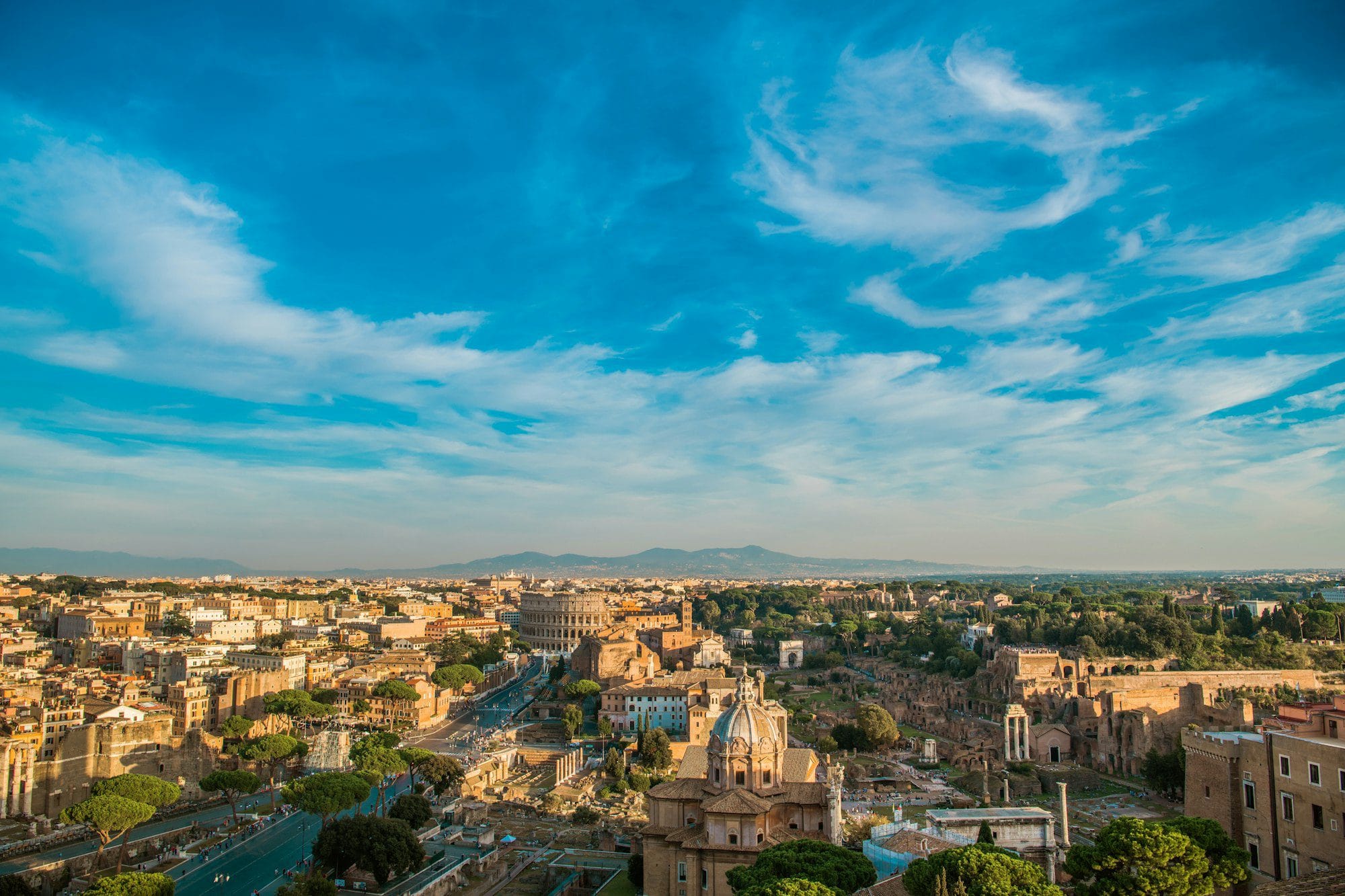 Rome Italy Cityscape